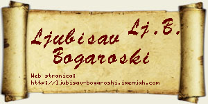 Ljubisav Bogaroški vizit kartica